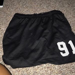 Black Tennis Skirt